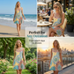 👗 50% RABATT! 🌸 Avslappnad ärmlös sommarklänning i A-linje med tryck – Lätt, ledig & perfekt för stranden, picknick eller lata sommardagar ☀️