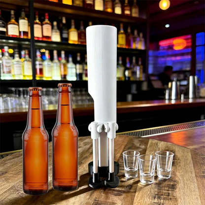 Automatisk flasköppnare med en knapptryckning – enhandsanvändning, inbyggd kapsyluppsamlare & portabel design 🍾⚡