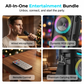 🔥 50% RABATT på utvalda produkter🎉 🚚Gratis Frakt 📢Bärbar Bluetooth-högtalare med trådbunden mikrofon