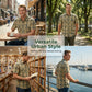 👔 50% RABATT NU!🌿 Herr Kortärmad Rutig Skjorta – Klassisk & Luftig – Sommar Essential 🔥