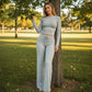 👚 50% RABATT 👖 | 2-delat Damset – Casual Topp & Byxor, Minimalistisk Stil