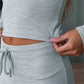 👚 50% RABATT 👖 | 2-delat Damset – Casual Topp & Byxor, Minimalistisk Stil
