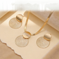 🔥 50% RABATT 💎 Set med halsband och örhängen i modern chic-stil ✨ Elegant, tidlöst & perfekt för både vardag och fest 🌿