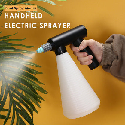 Uppladdningsbar elektrisk sprayspruta – enknappsdrift, 2 spraylägen & förlängningsmunstycke 🔫⚡