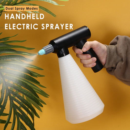 Uppladdningsbar elektrisk sprayspruta – enknappsdrift, 2 spraylägen & förlängningsmunstycke 🔫⚡