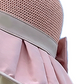 Solhatt med stickad krona & rosett – UPF 50+, formbart brätte & hästsvansvänlig 👒🎀