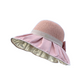Solhatt med stickad krona & rosett – UPF 50+, formbart brätte & hästsvansvänlig 👒🎀