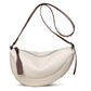 Minimalistisk äkta läder halvmåneväska – ergonomisk form, justerbar rem & premium textur 👜🌙