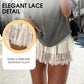 Chic plisserad minikjol med spetskant – hög midja, lekfulla veck & romantisk elegans 👗🕊️