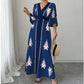 👗 50% RABATT! 🌸 Elegant maxiklänning med V-ringning & mönster för damer – Flödande & lätt – Perfekt för sommar, bröllop eller romantiska kvällar – stilren och bekväm ✨🌿