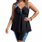 🏊‍♀️ 50% RABATT NU! 🌺 Tankini-baddräkt med Shorts – Magkontroll & Snabbtorkande – Perfekt för Semester ☀️