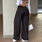 👖50 % RABATT  NU!!✨ Högmidjade raka byxor för dam
