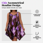 ☀️ Elegant sommarklänning utan ärmar – gradient-print, mjukt & luftigt tyg, enkel att klä upp eller ner för alla tillfällen 🕶️