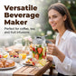 🧊 Kallbryggd kaffebryggare – med tätt lock, brygg smooth cold brew över natten, mindre syra & fylligare smak, perfekt för varma dagar 🌿