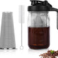🧊 Kallbryggd kaffebryggare – med tätt lock, brygg smooth cold brew över natten, mindre syra & fylligare smak, perfekt för varma dagar 🌿