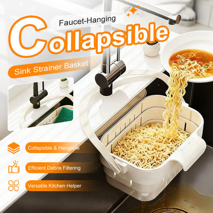 ✨50% RABATT NU! ✨🧼Hopfällbar sil för diskhon – fångar matrester ， perfekt för små kök 🏠