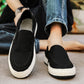 👞🌿 50% RABATT! Herr canvas slip-on skor – andningsbara, flexibel sula & avslappnad vardagsstil