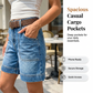 🩳 50% RABATT NU! 👖 Bermudashorts i Denim för Damer – Stretchiga & Bekväma – Perfekt för Sommaren – Medelhög Midja & Fickor 🌸