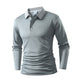 👔 50% RABATT! Herr Enfärgad Topp – Ultramjuk Premiumtyg ☁️🧵