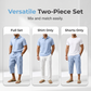 👔 50% RABATT NU! ☀️ Men Summer Linen Set – Loose Shirt & Cargo Shorts – Andningsbart & Stilrent – Perfekt för Sommaren 🌊