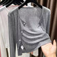 👚 50% RABATT NU! ☁️ Women's Cropped Cardigan – Lätt & Mjuk – Perfekt för Lager-på-lager – Tidlös Elegans ✨