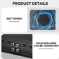 4-kanals bilförstärkare med 8800W hög effekt – kraftfull & hållbar – perfekt för bilstereo 🚗🔊