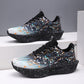 👟 50% RABATT NU! 🌟 Självlysande Splatter Sneakers – Unik Design & Andningsbar – Perfekt för Nattlöpning, Kvällspromenader & Streetwear ✨