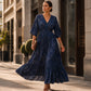 👗 50% RABATT NU! Elegant V‑ringad printklänning för kvinnor – andningsbar, elastisk midja & resevänlig – perfekt för semester, vardag och sommarens alla tillfällen 🌸✨
