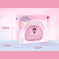 💖👛Tvättbar Sminkleksaksset för Barn med Bärbar Rosa Handväska