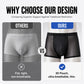 🔥 Pro-Favorite ultratunna boxershorts för män med iskylning – andningsbara ❄️