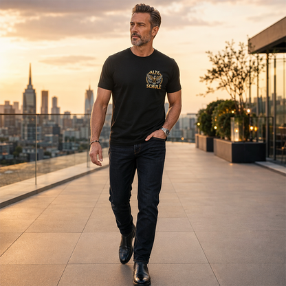 👕🎨 50% RABATT! Herr tryckt rundhalsad kortärmad T-shirt – ledig, bekväm & mångsidig – perfekt för vardag, fritid & varma dagar 👕☀️