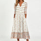 👗 50% RABATT NU! Women's Casual V‑Ring Printed Dress – mjukt tyg, lös passform & livfulla mönster – perfekt för vardag, semester och sommarens alla tillfällen 🌸✨