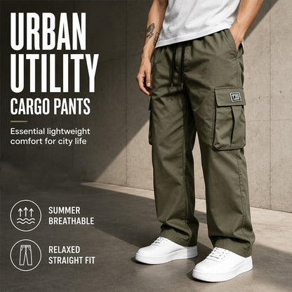 👖 50 % RABATT! 🏕️ Cargobyxor för herrar i lös passform – Bekväma, mångsidiga och med många fickor – Perfekta för vardagen, utomhusaktiviteter och fritiden ✨
