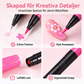 💅 50% RABATT NU ! !🌹24-färgers dubbeländade nagelkonstpennor set✨