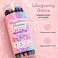 💅 50% RABATT NU ! !🌹24-färgers dubbeländade nagelkonstpennor set✨