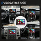 🚗 BEGRÄNSAD TID 50% RABATT! ✨ 7-tums Dubbel-DIN Bilstereo – Trådbunden CarPlay & Android Auto, Backkamera-ingång 📱