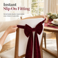 🎀50 % RABATT! 🔥 Stor Julrosett i Sammet – Premium Plyschsammet för Julgran, Kransar & Heminredning ✨