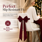 🎀50 % RABATT! 🔥 Stor Julrosett i Sammet – Premium Plyschsammet för Julgran, Kransar & Heminredning ✨